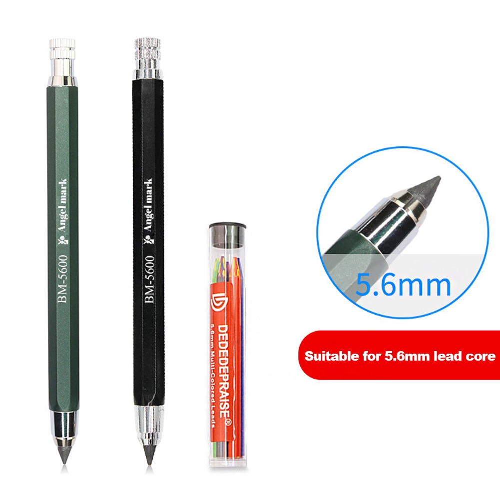 5.6MM Professional Art Automatic PencilColorful Lead Set 4B Pencil Lead for Mechanical Pencils Sketch Drawing Art Su